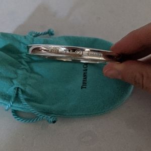 Authentic Tiffany 1837 sterling silver bangle